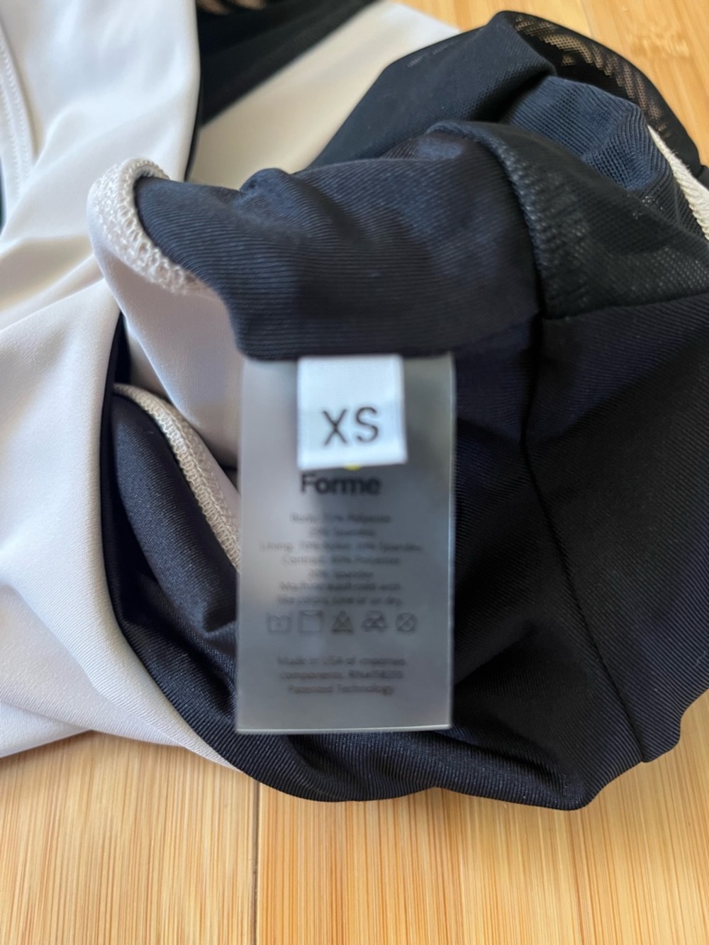Forme Ecru Power Sports Bra XS NWT - Picture 3 of 8